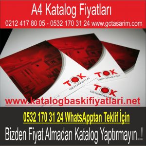 a4 katalog fiyatları